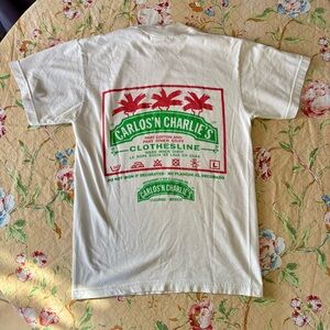 🐸 Carlos’ N Charlie’s Vintage 90s Señor Frogs Clothesline Laundry Tee Cozumel 🐸